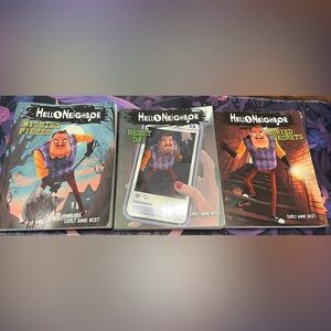 Hello Neighbor Book Set(3)-Missing Pieces, Reset Day, Buried Secrets-MiddleGrade